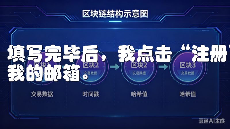 填写完毕后，我点击“注册”按钮，系统会发送一封验证邮件到我的邮箱。