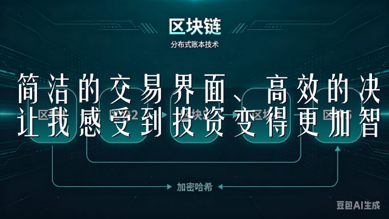 简洁的交易界面、高效的决策支持以及安全保障的交易流程，都让我感受到投资变得更加智能简单。