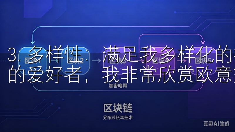3. 多样性：满足我多样化的投资需求 作为一个多样化投资的爱好者，我非常欣赏欧意交易所APP官方客户端的多样性。