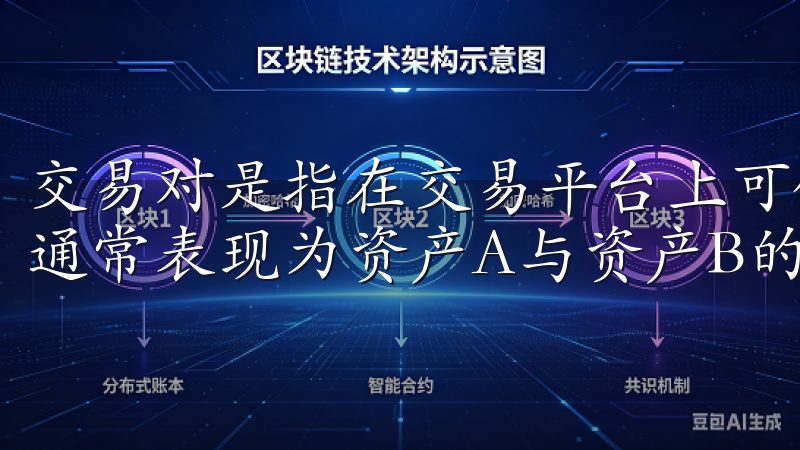 交易对是指在交易平台上可供交易的两种不同资产之间的关系，通常表现为资产A与资产B的比率。