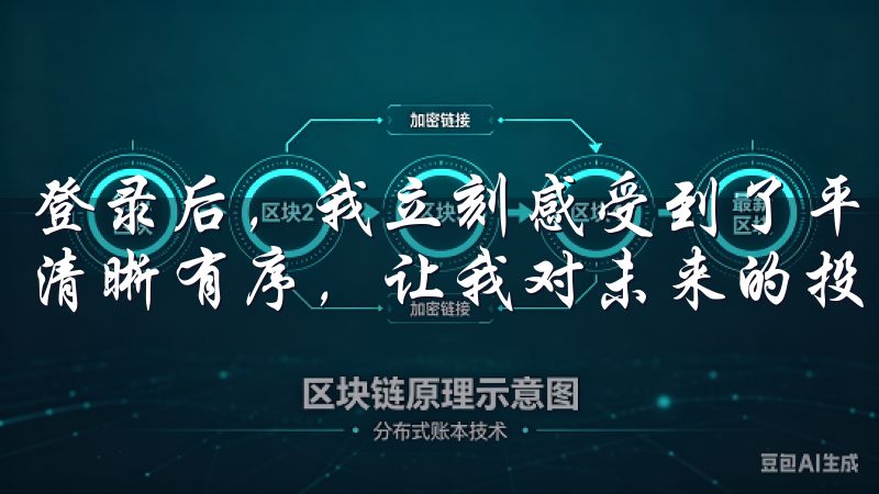 登录后，我立刻感受到了平台的专业性和安全性，各种功能模块清晰有序，让我对未来的投资充满了信心。