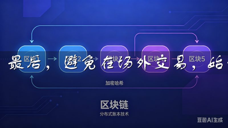 最后，避免在场外交易，始终通过正规渠道完成交易。