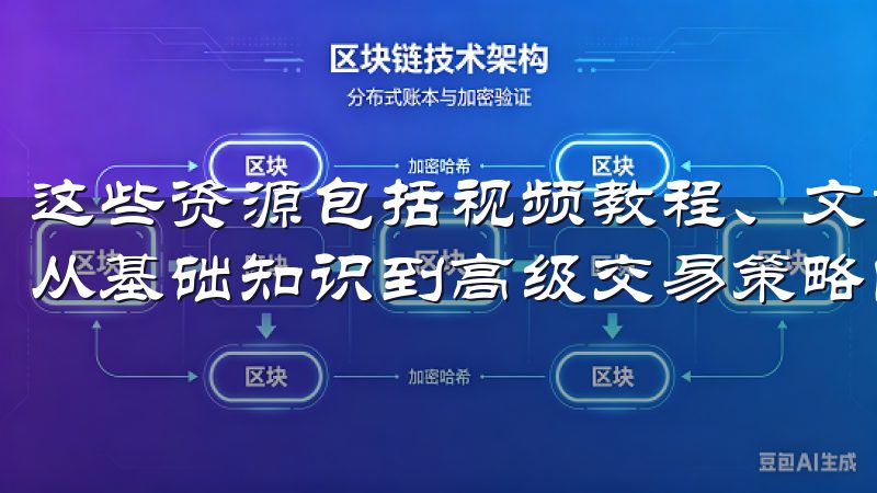 这些资源包括视频教程、文章、在线讲座以及用户论坛，涵盖了从基础知识到高级交易策略的各个方面。