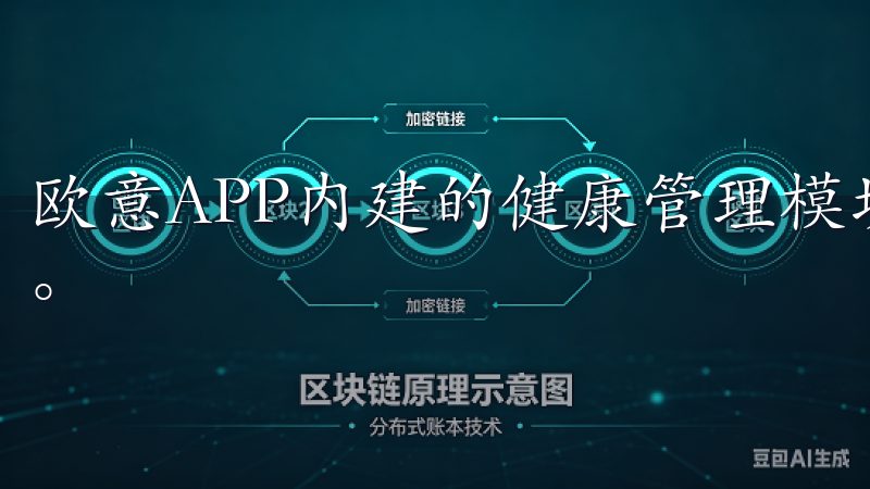 欧意APP内建的健康管理模块，提供了全面的数据分析与跟踪。