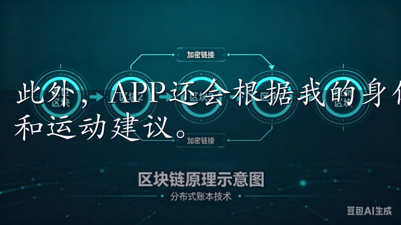 此外，APP还会根据我的身体状况和目标，为我量身定制饮食和运动建议。