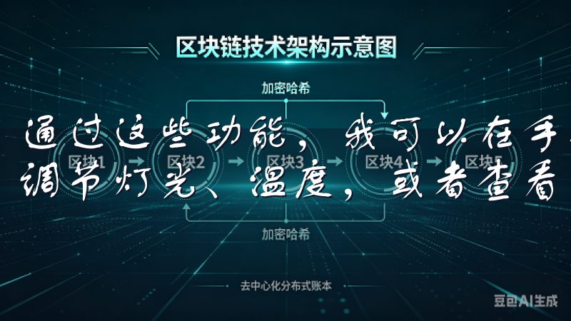 通过这些功能，我可以在手机上轻松管理家中的智能设备，比如调节灯光、温度，或者查看家电的运行状态。
