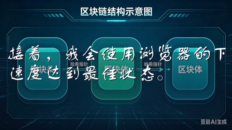 接着，我会使用浏览器的下载管理器来加速下载过程，确保下载速度达到最佳状态。