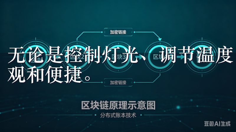 无论是控制灯光、调节温度，还是管理家电，操作都变得更加直观和便捷。