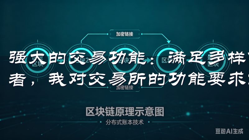 强大的交易功能：满足多样化的交易需求 作为一名专业的交易者，我对交易所的功能要求非常高。