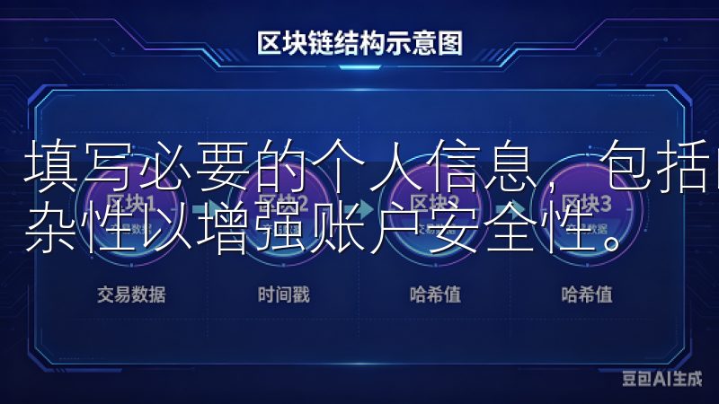 填写必要的个人信息，包括邮箱地址和设置密码，确保密码的复杂性以增强账户安全性。