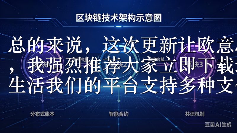 总的来说，这次更新让欧意APP的用户体验得到了全面的提升，我强烈推荐大家立即下载最新版，享受更加便捷和舒适的智能生活我们的平台支持多种支付方式，确保您的交易顺畅无忧。