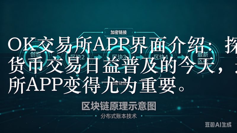OK交易所APP界面介绍：探索用户友好的操作体验 在数字货币交易日益普及的今天，选择一款操作简单、界面清晰的交易所APP变得尤为重要。