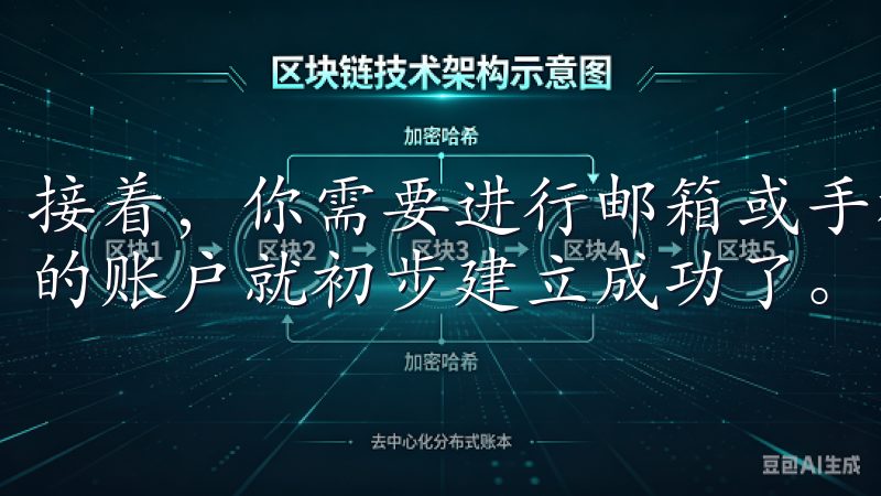 接着，你需要进行邮箱或手机验证码的验证，完成这一步后，你的账户就初步建立成功了。