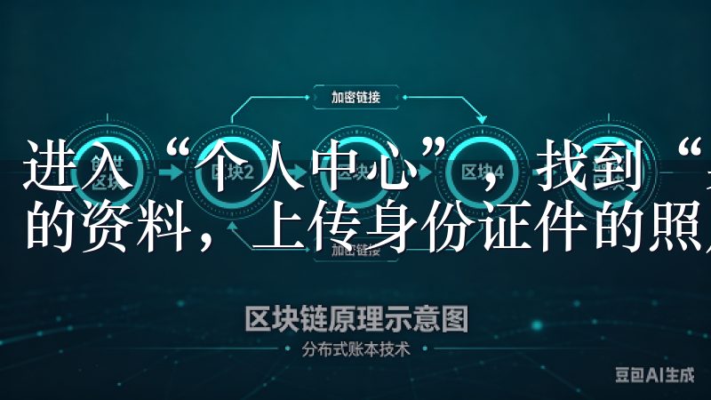 进入“个人中心”，找到“身份验证”选项，按照提示填写相应的资料，上传身份证件的照片以及个人生活照。