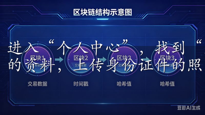 进入“个人中心”，找到“身份验证”选项，按照提示填写相应的资料，上传身份证件的照片以及个人生活照。