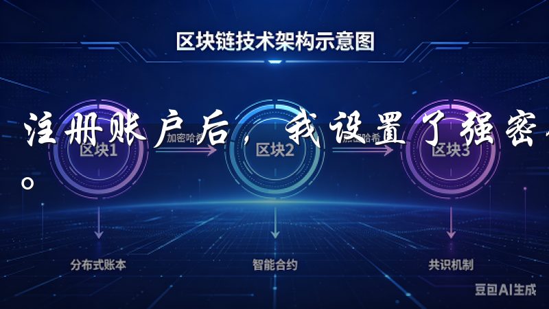 注册账户后，我设置了强密码和双重认证，以确保账户的安全性。