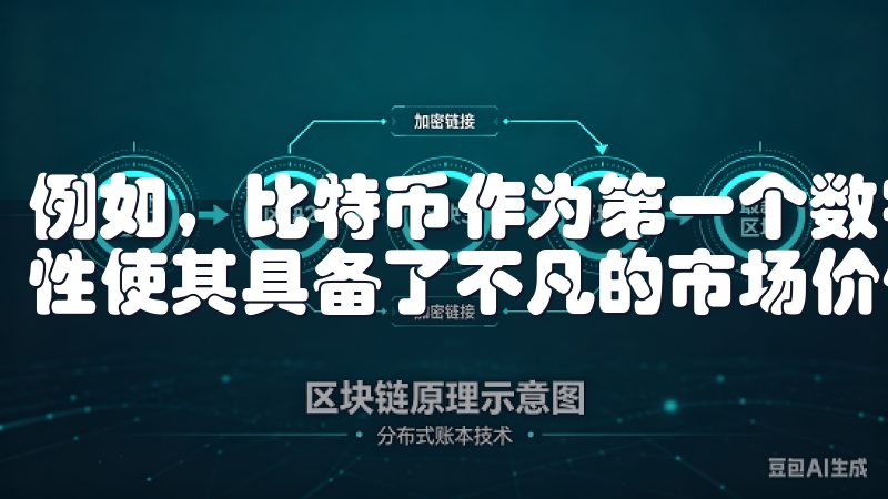 例如，比特币作为第一个数字货币，它的技术及其去中心化的特性使其具备了不凡的市场价值。