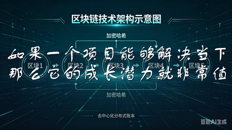 如果一个项目能够解决当下市场上的痛点，并且具备竞争优势，那么它的成长潜力就非常值得关注。