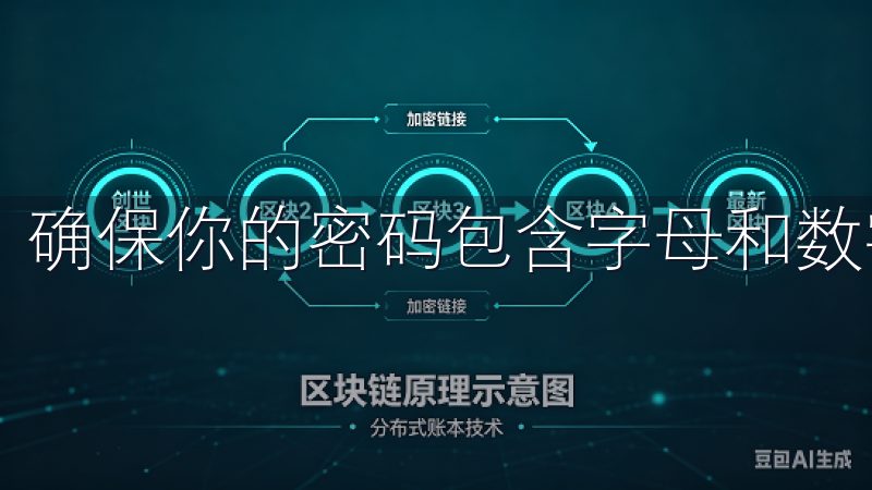 确保你的密码包含字母和数字，且长度不低于八位。