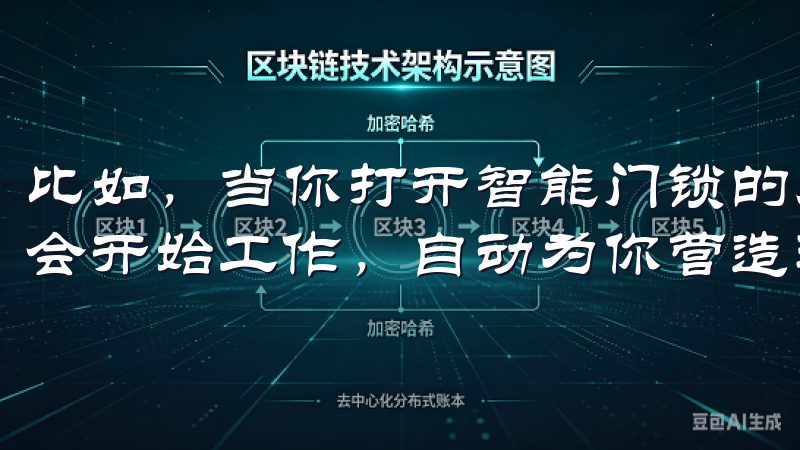 比如，当你打开智能门锁的同时，室内的灯光自动亮起，空调也会开始工作，自动为你营造理想的居家环境。