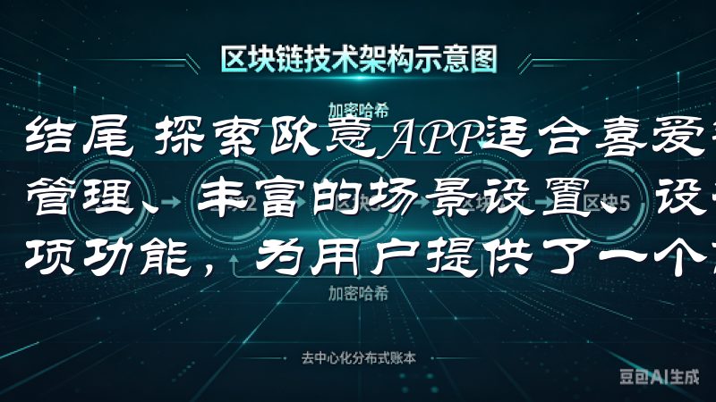 结尾 探索欧意APP适合喜爱智能家居的用户，凭借其强大的管理、丰富的场景设置、设备联动、安全监控以及社区共享等多项功能，为用户提供了一个高效而便捷的智能家居体验。