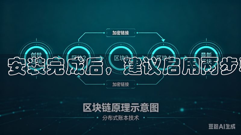 安装完成后，建议启用两步验证功能，提高账户的安全性。