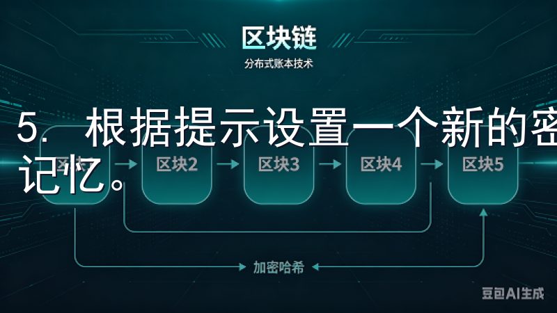 5. 根据提示设置一个新的密码，确保它复杂度高，但也方便记忆。