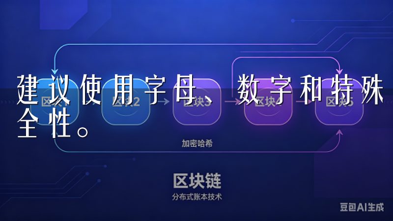 建议使用字母、数字和特殊字符的组合，确保密码的复杂性和安全性。