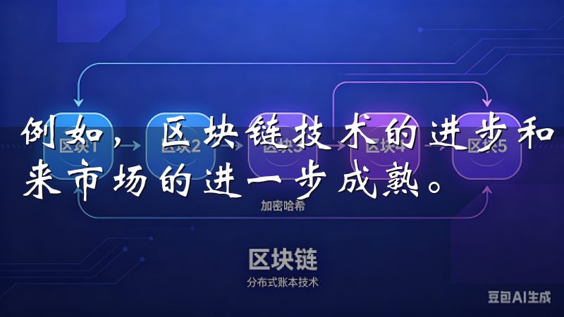 例如，区块链技术的进步和更多传统金融机构的参与，可能会带来市场的进一步成熟。