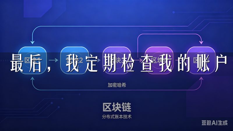最后，我定期检查我的账户活动，确保没有异常情况。