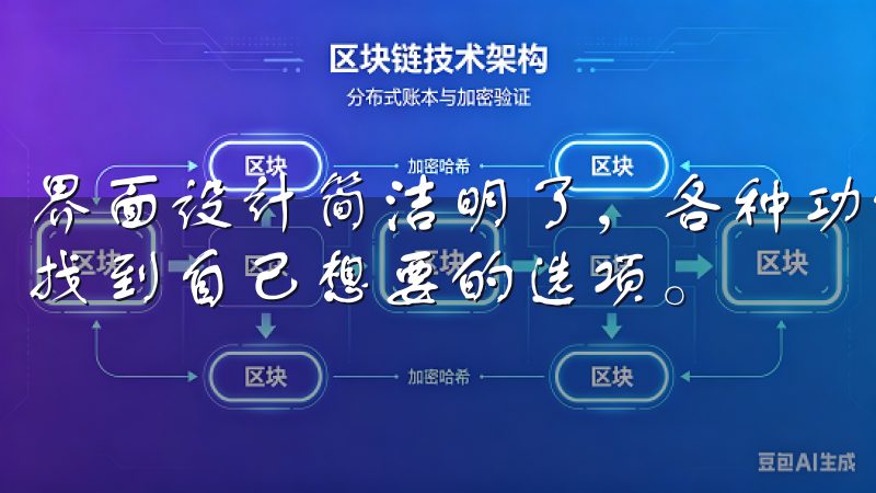 界面设计简洁明了，各种功能一目了然，让我这个新手也能迅速找到自己想要的选项。