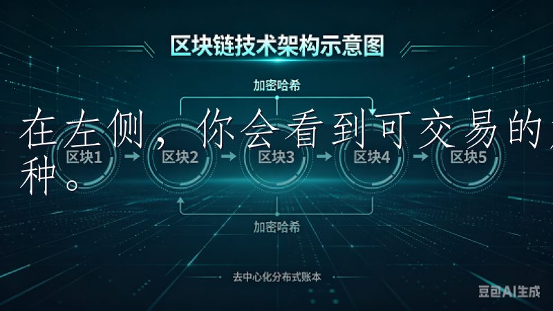 在左侧，你会看到可交易的加密货币列表，选择你想要交易的币种。