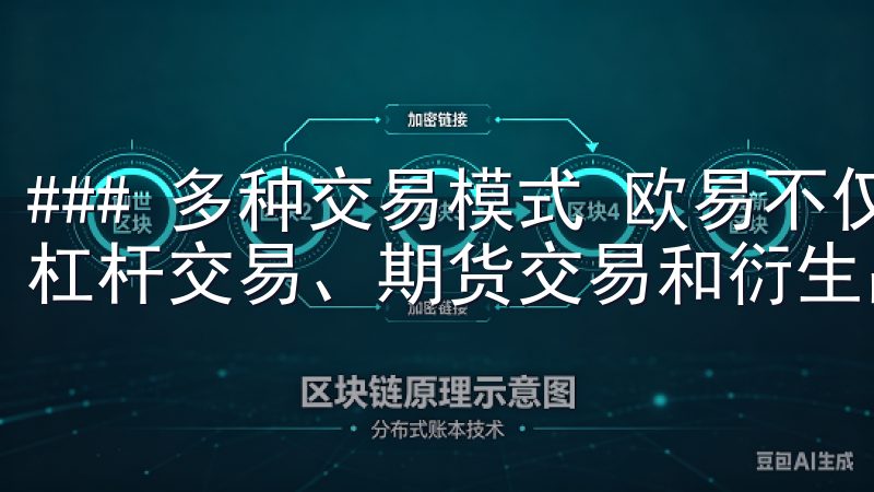 ### 多种交易模式 欧易不仅提供普通的现货交易，还支持杠杆交易、期货交易和衍生品交易等多种交易模式。