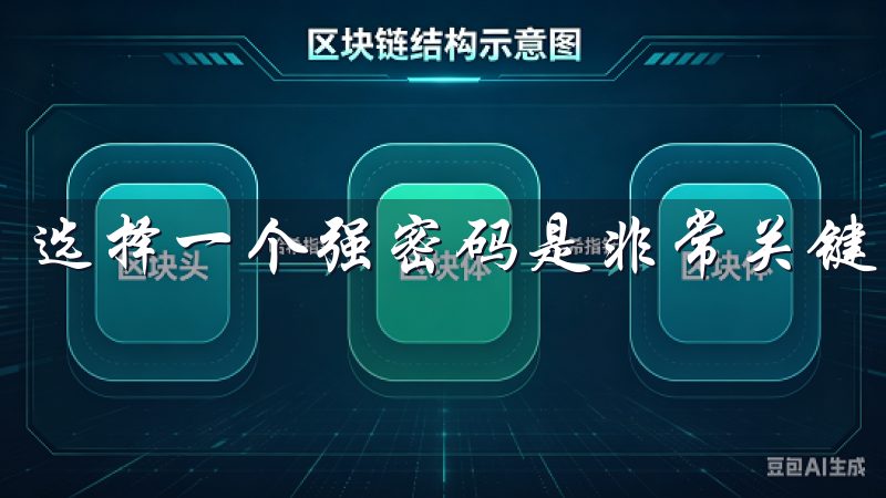 选择一个强密码是非常关键的步骤。