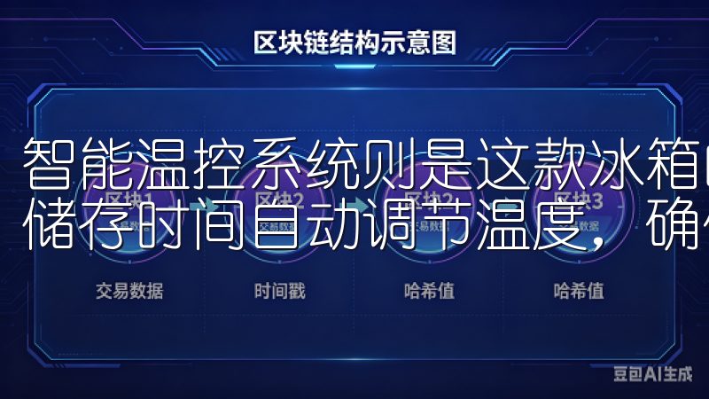 智能温控系统则是这款冰箱的亮点之一，能够根据食物的种类和储存时间自动调节温度，确保食物的新鲜度。