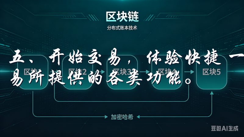 五、开始交易，体验快捷 一旦成功登录，您便可以探索OK交易所提供的各类功能。