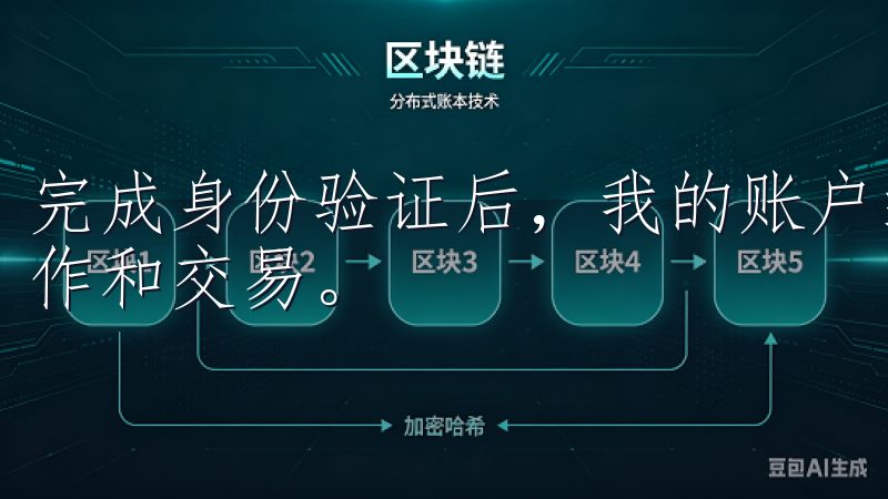 完成身份验证后，我的账户级别得到了提升，可以进行更多的操作和交易。