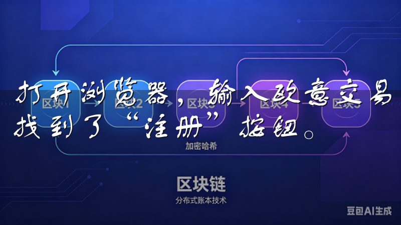打开浏览器，输入欧意交易所的网址，进入首页后，我在右上角找到了“注册”按钮。