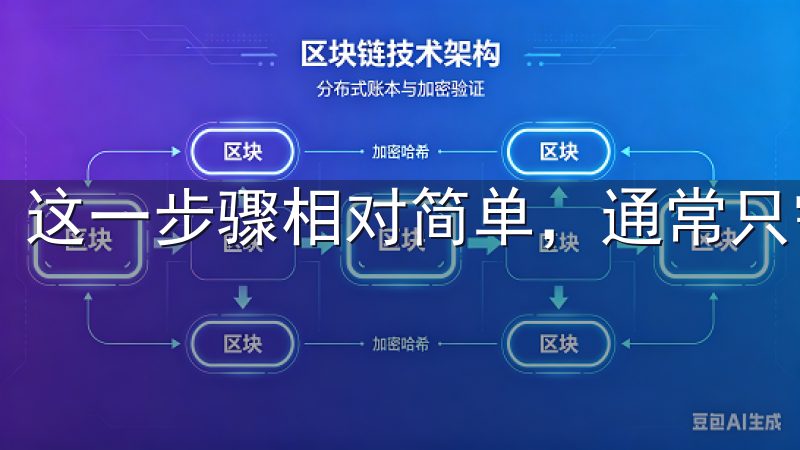 这一步骤相对简单,通常只需几分钟。