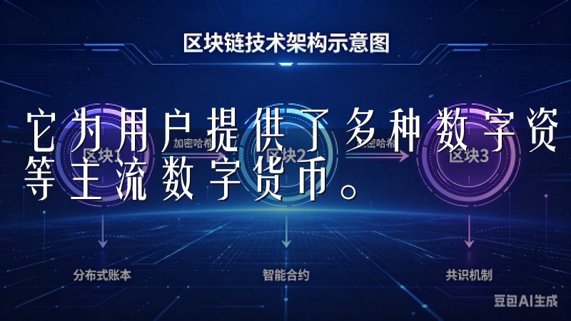 它为用户提供了多种数字资产的交易选择，包括比特币、以太坊等主流数字货币。