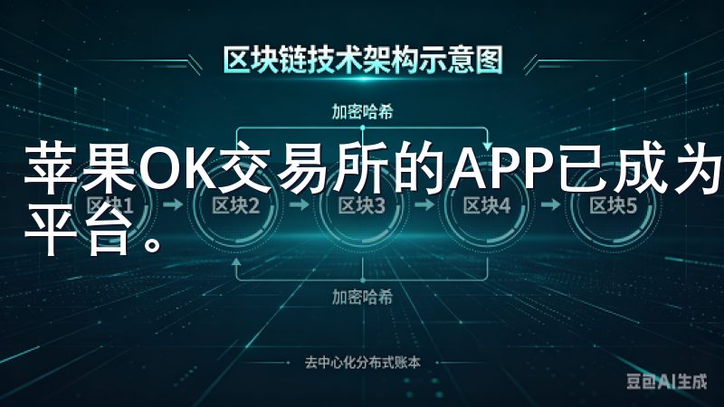 苹果OK交易所的APP已成为众多用户心目中安全便捷的交易平台。