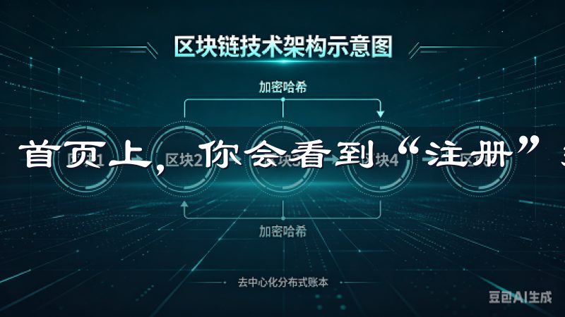 首页上，你会看到“注册”按钮。