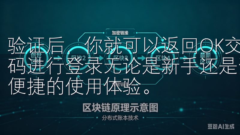 验证后，你就可以返回OK交易所网站，使用你的电子邮箱和密码进行登录无论是新手还是资深用户，欧意账号为您提供安全、便捷的使用体验。