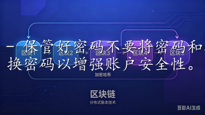 - 保管好密码不要将密码和二次验证信息泄露给他人,定期更换密码以增强账户安全性。