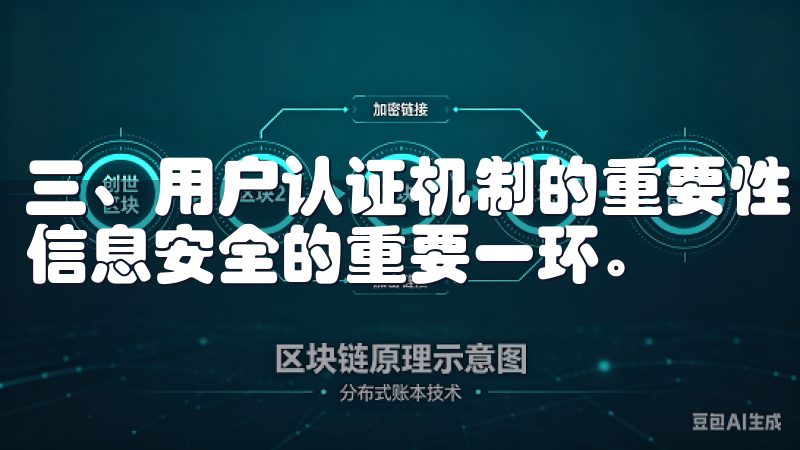 三、用户认证机制的重要性 强有力的用户认证机制是保障用户信息安全的重要一环。