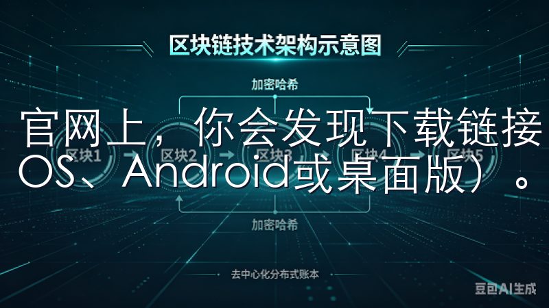 官网上，你会发现下载链接，确保选择适合你设备的版本（如iOS、Android或桌面版）。