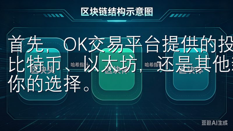 首先，OK交易平台提供的投资产品种类繁多，无论你是想投资比特币、以太坊，还是其他新兴的加密货币，这里都能找到适合你的选择。