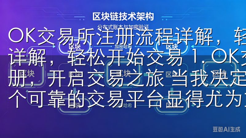 OK交易所注册流程详解，轻松开始交易 OK交易所注册流程详解，轻松开始交易 1. OK交易所注册流程详解：轻松注册，开启交易之旅 当我决定进入数字资产交易领域时，选择一个可靠的交易平台显得尤为重要。