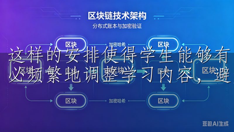 这样的安排使得学生能够有限的时间内，充分掌握知识点，而不必频繁地调整学习内容，避免了不必要的时间浪费。