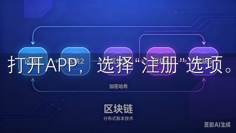 打开APP，选择“注册”选项。